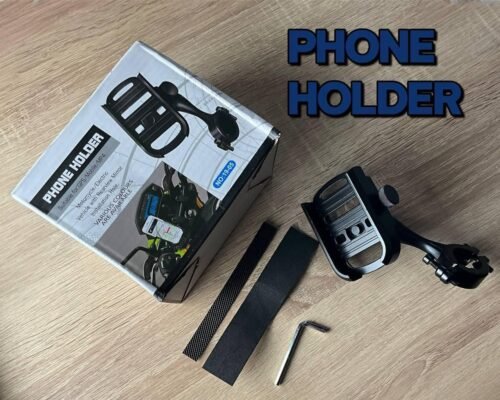 Support de téléphone de vélo et moto en aluminium avec Rotation à 360 degrés