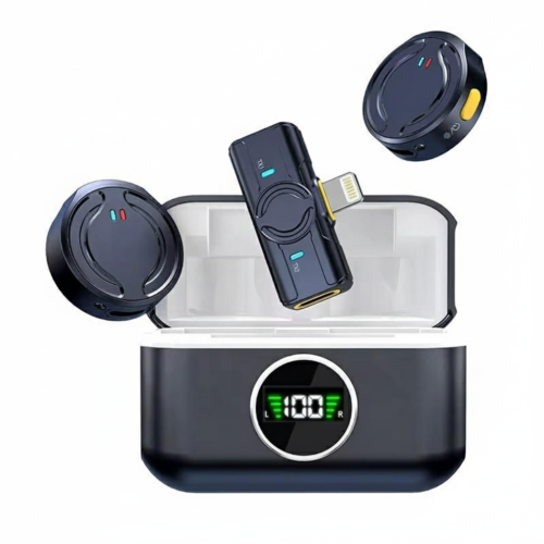 Microphone Q81 sans fil Lightning ios Condensateur Annulation Du Bruit