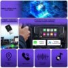 2 en 1 Adaptateur CarPlay et Android Auto sans fil pour téléphone universel