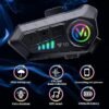 Y10 Bluetooth moto Interphone casque casques sans fil IPX6 étanche réduction du bruit haut-parleur Kit pour l'équitation