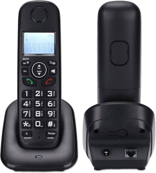 Téléphone sans fil numérique à affichage LCD