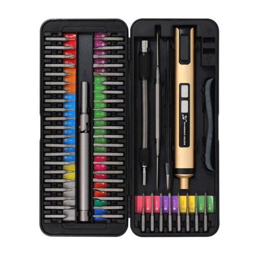 58 en 1, tournevis électrique sans fil rechargeable, moteur sans balais