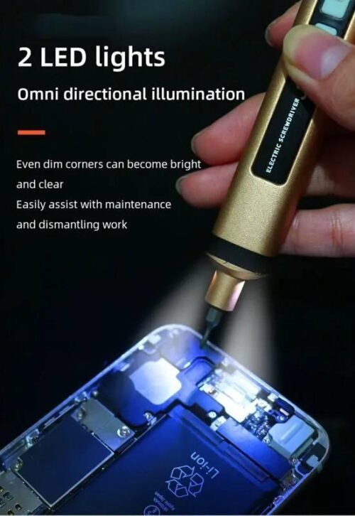 58 en 1, tournevis électrique sans fil rechargeable, moteur sans balais
