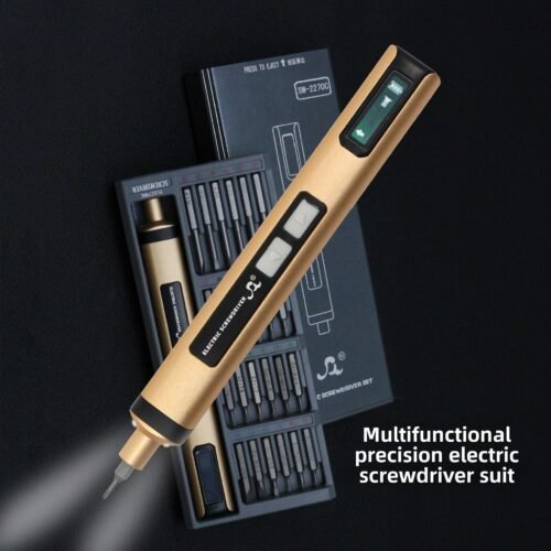 50 en 1, tournevis électrique sans fil rechargeable, moteur sans balais