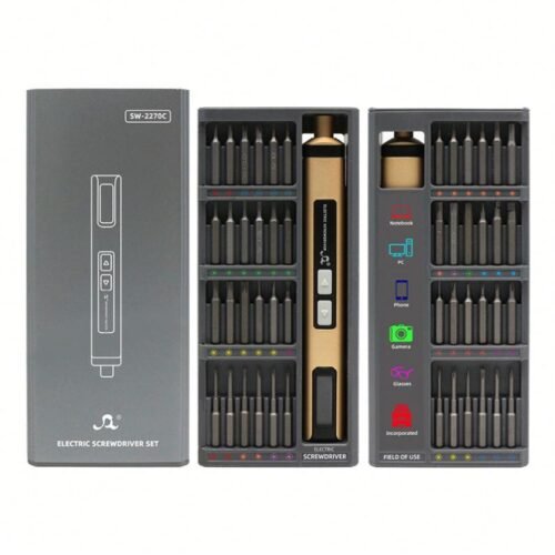 50 en 1, tournevis électrique sans fil rechargeable, moteur sans balais