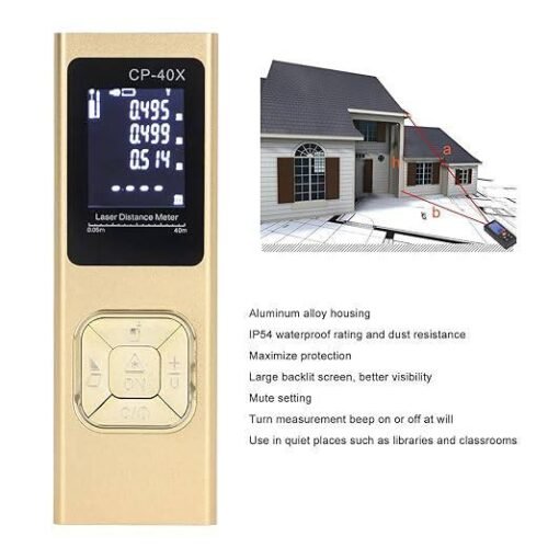 Télémètre laser 100m Gamme numérique intelligente Télémètre portable USB Mini télémètre portable de mesure de distance