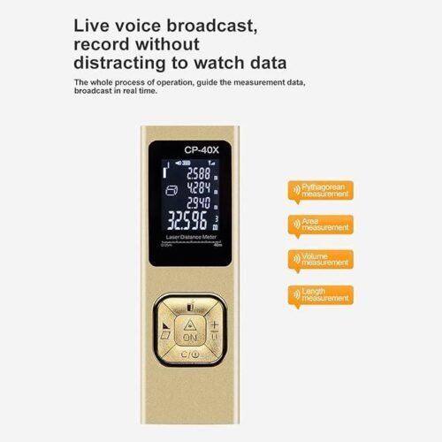 Télémètre laser 100m Gamme numérique intelligente Télémètre portable USB Mini télémètre portable de mesure de distance