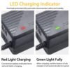 Chargeur Universel 29V 3A – Connecteur 5.5x2.5mm – Compatible avec Batteries 24V / Trottinettes / Vélos Électriques – Avec Ventilateur de Refroidissement