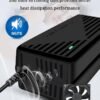 Chargeur Universel 29V 3A – Connecteur 5.5x2.5mm – Compatible avec Batteries 24V / Trottinettes / Vélos Électriques – Avec Ventilateur de Refroidissement