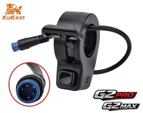 gvc.product.image_.1773245447329.4997634a-cf85-4337-a280-08fbe17cf586.jpeg Accélérateur à levier de commande pour trottinette électrique Kukirin G2 Max / G2 Pro, câble 4 broche