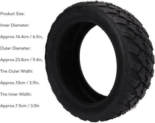 Pneu 85/65-6.5 antidérapant, spécialement conçu pour EcoXtrem Bison, offrant excellente adhérence, confort de conduite et grande durabilité.
