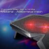gvc.product.image_.1773583622487.e8026839-ea45-4cfa-91d5-12f6bc0b5954.jpeg Support de Refroidissement pour Ordinateur Portable 4 Ventilateurs RGB Support Réglable Refroidisseur Laptop
