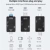 Lecteur de cartes USB Type-C, 6 en 1, USB 2.0, TF, Micro SD, carte mémoire intelligente, lecteur flash OTG