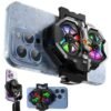 Ventilateur LED RVB haute puissance DL21 refroidisseur de téléphone portable à double affichage avec clip arrière pour téléphone