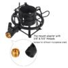 Support Antichoc Professionnel pour Microphone - Suspension Métallique Haute Qualité - Araignée de Studio