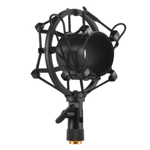Support Antichoc Professionnel pour Microphone - Suspension Métallique Haute Qualité - Araignée de Studio