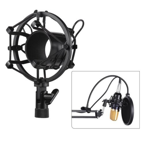 Support Antichoc Professionnel pour Microphone - Suspension Métallique Haute Qualité - Araignée de Studio