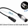 Câble Adaptateur Chargeur Trottinette Électrique - DC 5.5mm vers XLR 4-Pins