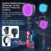 Mini Lampe LED RGB de Poche Rechargeable - Éclairage Professionnel Multifonction pour Smartphone, Appareil Photo et Trépied