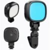 Mini Lampe LED RGB de Poche Rechargeable - Éclairage Professionnel Multifonction pour Smartphone, Appareil Photo et Trépied