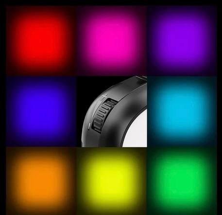 Mini Lampe LED RGB de Poche Rechargeable - Éclairage Professionnel Multifonction pour Smartphone, Appareil Photo et Trépied