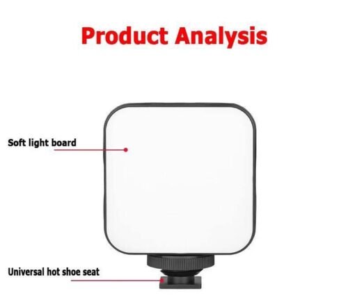 Lampe LED de Conférence Professionnelle – Éclairage Réglable Blanc & Chaud – Fixation Ventouse Haute Stabilité pour PC et Appareil Photo