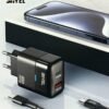 Chargeur Secteur Double Port SITEL 45W - Super Rapide PD 45W + QC3.0 18W Câble Type-C vers Type-C Inclus
