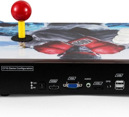 Console Arcade Pandora Box - Plus de 10 000 Jeux Classiques Inclus, Double Joystick Pro, Sortie Full HD HDMI, Plug & Play - Expérience Rétro Gaming Ultime