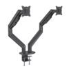 Support Double Écran (13"-32") Haute Résistance - Charge Max 20kg (2x10kg) - VESA 75/100