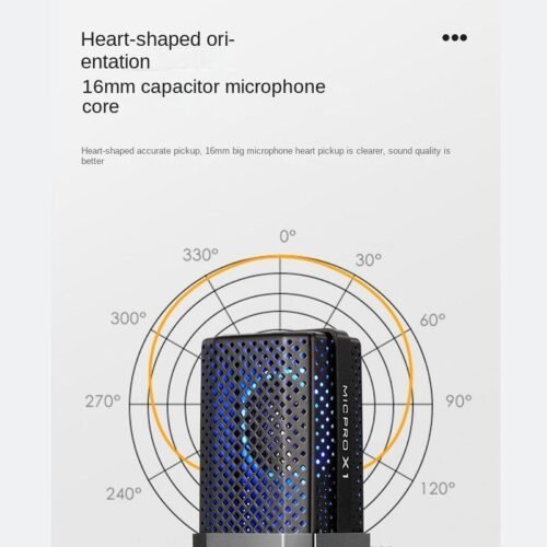 Ensemble complet de microphone condensateur avec Carte Son