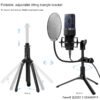 Ensemble complet de microphone condensateur avec Carte Son