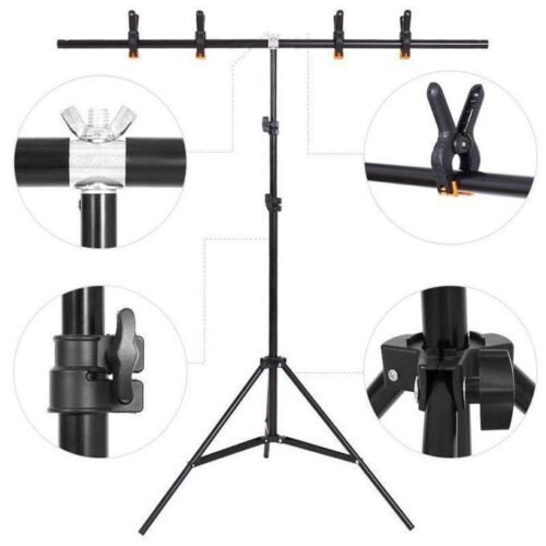 Fond Vert Professionnel 2x2M avec Support Complet – Kit Studio Idéal pour Photo & Vidéo