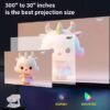 Projecteur Intelligent 2-en-1 Android 4K – Écran Tactile Rotatif avec Auto Focus & WiFi