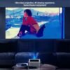 Projecteur Intelligent 2-en-1 Android 4K – Écran Tactile Rotatif avec Auto Focus & WiFi