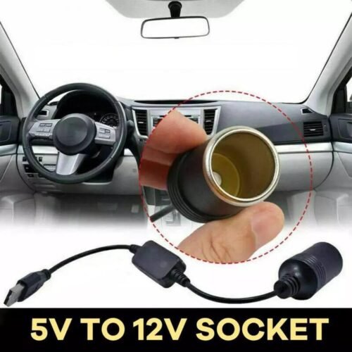 Adaptateur USB 5V vers Allume-Cigare 12V