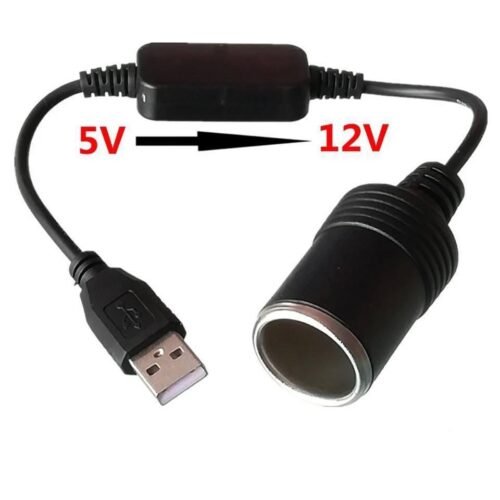 Adaptateur USB 5V vers Allume-Cigare 12V