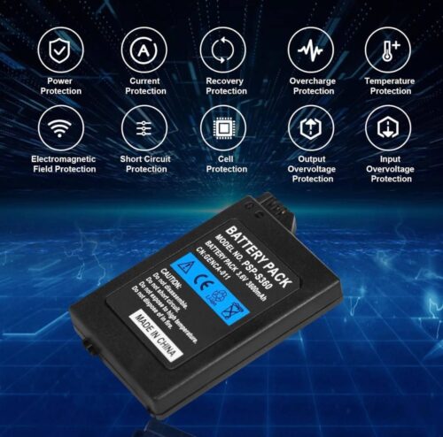 Batterie 3600mAh / 3,6V pour console PSP 2000/3000 PSP-S110 PSP-3001 PSP-3002 PSP-3000 PSP-3004 PSP-2001 PSP-2002