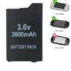 Batterie 3600mAh / 3,6V pour console PSP 2000/3000 PSP-S110 PSP-3001 PSP-3002 PSP-3000 PSP-3004 PSP-2001 PSP-2002