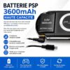 Batterie 3600mAh / 3,6V pour console PSP 2000/3000 PSP-S110 PSP-3001 PSP-3002 PSP-3000 PSP-3004 PSP-2001 PSP-2002