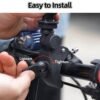 Support de Guidon Rotatif Universel pour Caméra Action GoPro, Insta360 – Fixation Robuste pour Trottinette Électrique, Moto, Vélo et Scooter