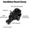 Support de Guidon Rotatif Universel pour Caméra Action GoPro, Insta360 – Fixation Robuste pour Trottinette Électrique, Moto, Vélo et Scooter