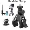 Support de Guidon Rotatif Universel pour Caméra Action GoPro, Insta360 – Fixation Robuste pour Trottinette Électrique, Moto, Vélo et Scooter
