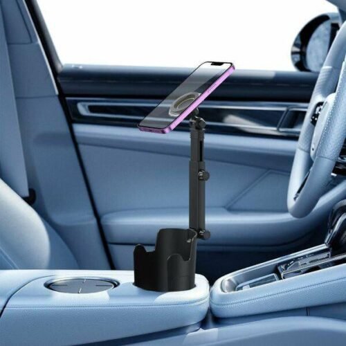 Support Téléphone MagSafe pour Emplacement Porte-Gobelet 2in1