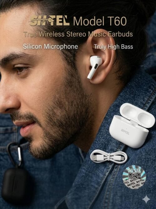 T60 – AirPods 3 Style Bluetooth 5.4 & Wireless Charge