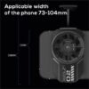 fL-A2 Phone Radiator With 300mAh Battery For Mobile Game(rechargeable)