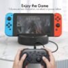 Station Haut-Parleur avec Charge pour Nintendo Switch & Switch Lite Équipé de 2 ports USB pour connecter facilement vos accessoires (manettes, clavier,souris ex.).