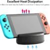 Station Haut-Parleur avec Charge pour Nintendo Switch & Switch Lite Équipé de 2 ports USB pour connecter facilement vos accessoires (manettes, clavier,souris ex.).