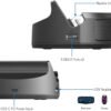 Station Haut-Parleur avec Charge pour Nintendo Switch & Switch Lite Équipé de 2 ports USB pour connecter facilement vos accessoires (manettes, clavier,souris ex.).