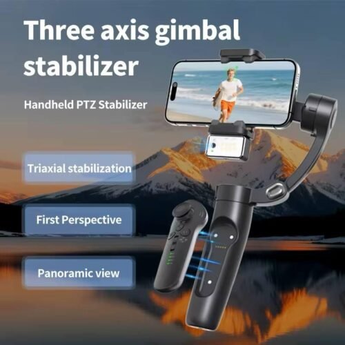 Gimbal M3 Pro 3axis smartphone stabilizer avec Ai Tracking ,gesture control