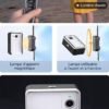 Gimbal M3 Pro 3axis smartphone stabilizer avec Ai Tracking ,gesture control